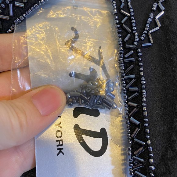 JMD Sheer Beaded Cardigan Evening Cocktail Wedding Holiday - Picture 3 of 9